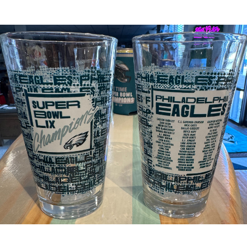 16oz Pint Glass - Roster
