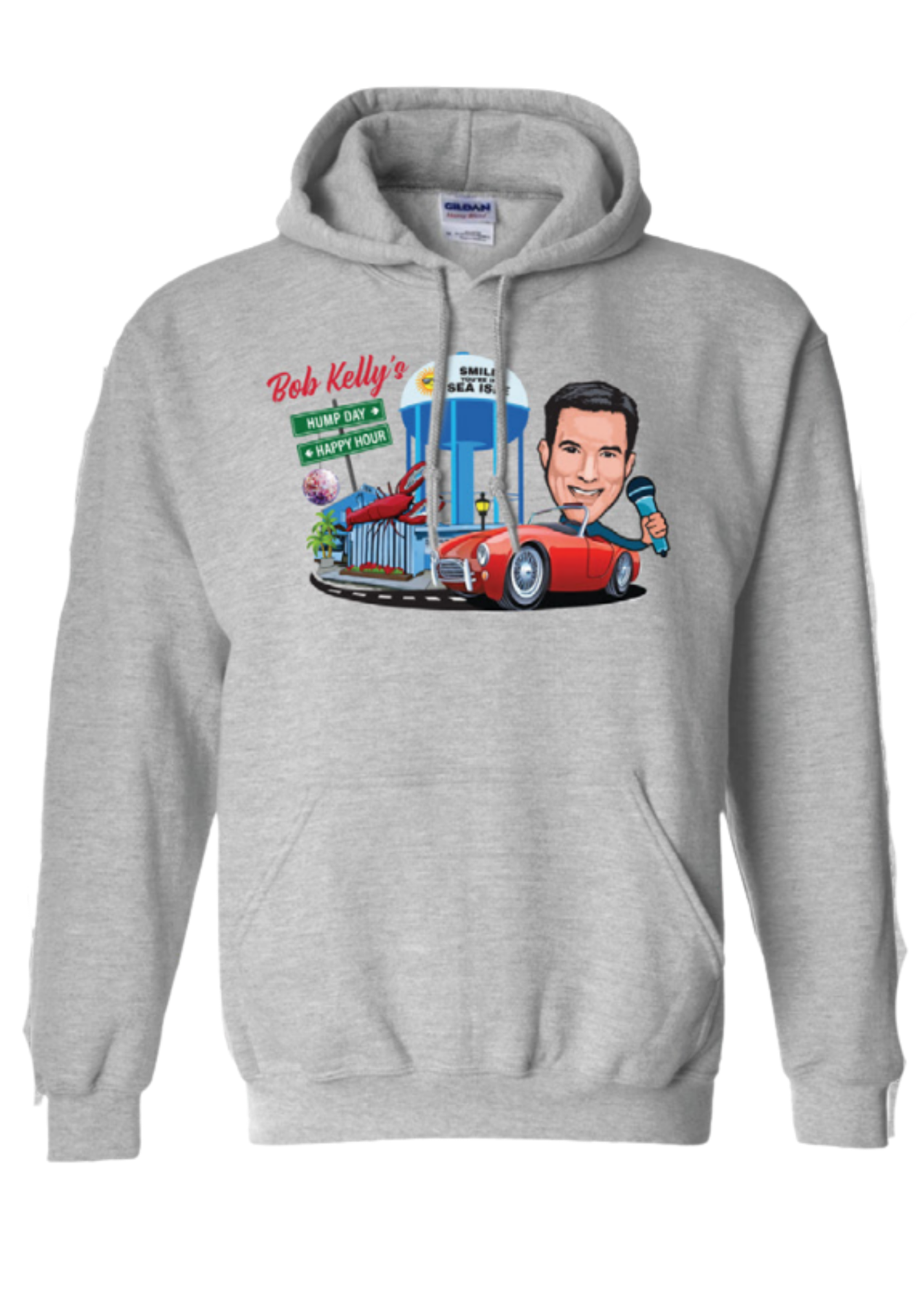 Sea Isle Oar House - Kelly's Kidz Hoodie- Adult Unisex - Gray