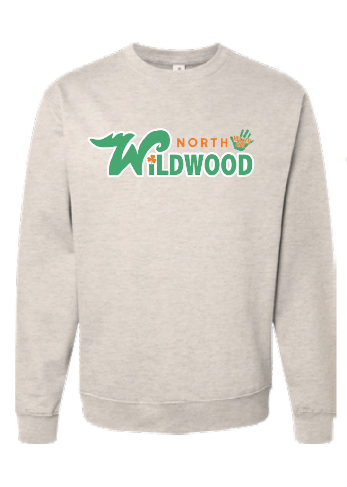 Kelly's Kidz North Wildwood Crew Neck - Adult Unisex - Oatmeal