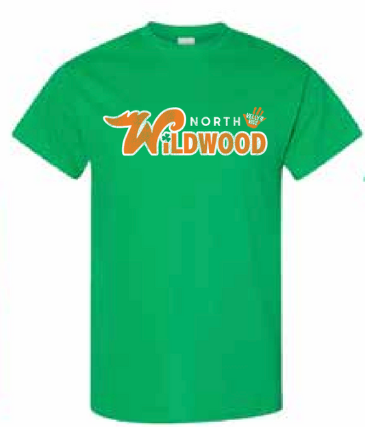 Kelly's Kidz North Wildwood T-Shirt - Adult Unisex - Irish Green