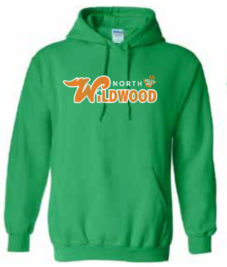 Kelly's Kidz North Wildwood Hoodie - Adult Unisex - Irish Green