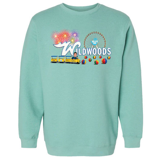 Kelly's Kidz Wildwoods Crew- Adult Unisex - Saltwater
