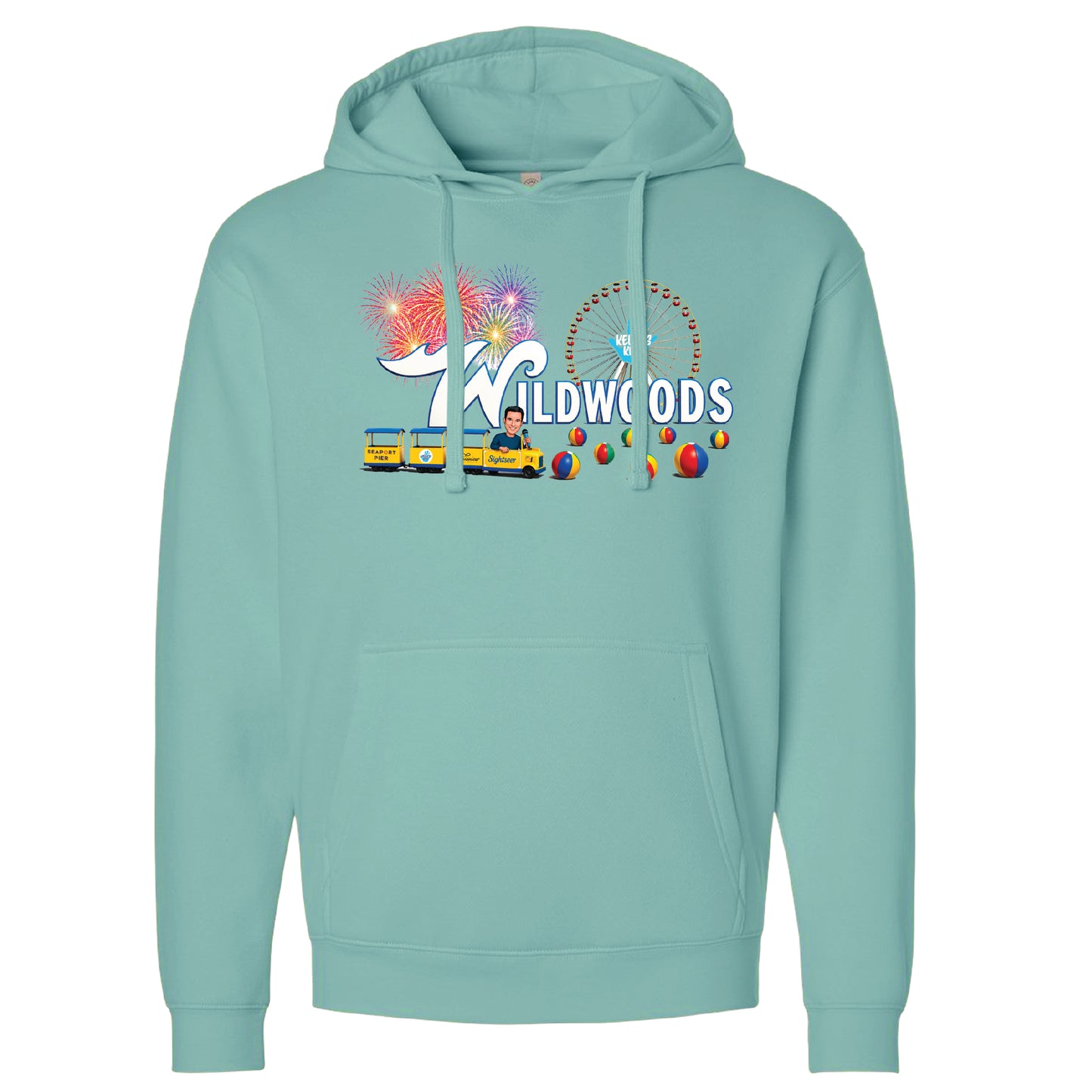 Kelly's Kidz Wildwoods Hoodie - Adult Unisex - Saltwater